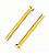 PS-1-GG Parafuso Gotoh p/ Fixar Captadores Humbuckers - DOURADO (unidade) - Imagem 3