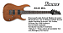 Guitarra IBANEZ RG421 MOL c/2 Humbuckers - ferragens Cosmo Black cor: MOL(Mahogany Oil) Madeira - Imagem 1