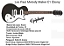 Guitarra Epiphone LP MELODY MAKER E1 - EBONY Preta - Imagem 1