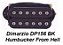 Captador DIMARZIO HUMBUCKER FROM HELL DP156(F) BK(Preto) - Imagem 1