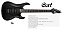 Guitarra CORT X6 - c/ Floyde Rose - (HSH) 2 Humbuckers e 1 Single cor: Preta - Imagem 1