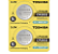 Bateria Toshiba CR2032 - Pastilha p/ afinadores - Imagem 1