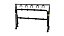 Suporte de chão Hercules Tipo Rack p/ 5 instrumentos GS525B PLUS com rodinhas - Imagem 2