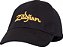 Boné Zildjian Preto c/ logo dourada T3200 - Imagem 1