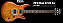 Guitarra PRS SE CE44 cor: Vintage Sunburst  Escala Rosewood - acompanha Bag Original em poliéster Marrom - Imagem 1