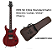 Guitarra PRS SE CE24 STANDARD CH-44 Acabamento Rústico cor: Vintage Cherry - acompanha Bag Original em poliéster Marrom - Imagem 1