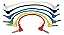 Kit c/6 Cabinhos p/ pedais Rockcable 15 cm RCL 30011 - Plug L nas duas pontas - Imagem 2
