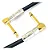 Cabinho SANTO ANGELO p/ conectar pedais em L - SSPL Preto (25 cm) - Imagem 1