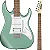 Guitarra Elétrica Ibanez Stratocaster GRX40 MGN - Metallic Light Green 6 Cordas - Imagem 2