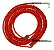 Cabo p/ Instrumento TECNIFORTE P10 x P10 em L linha Jimi Cable 9m Cor: VERMELHO - Imagem 1