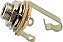 Jack Mono p/ instrumento (Unidade) fabricado pela Switchcraft (made in USA) - Imagem 1