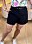 Short Alfaiataria com Cinto - Preto - Imagem 1