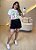 Short Alfaiataria com Cinto - Preto - Imagem 2