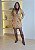 Macaquinho Blazer Couro - Nude - Imagem 2