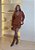 Conjunto Alfaitaria Blazer + Short Saia - Caramelo - Imagem 1