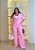 Conjunto Marrant Cropped Camisa + Calça - Rosa - Imagem 1