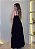 Vestido Sarja Decote Reto - Preto - Imagem 2