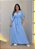 Vestido Viscolinho - Azul - Imagem 1