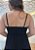 Vestido Preto em Viscose Sarjada – Decote V e Marias | Tamanho Único - Imagem 4