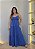 Vestido Sarja V - Azul Jeans - Imagem 1