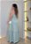 Vestido Sarja V - Verde Menta - Imagem 2