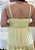 Vestido Amarelo em Viscose Sarjada – Decote V e Marias | Tamanho Único - Imagem 5