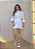 Conjunto Camisa E Saia - Azul - Imagem 1
