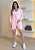 Conjunto Viscolinho Camisa + Short - Rosa - Imagem 1