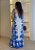 Vestido Floral - Azul - Imagem 2