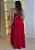 Vestido Sarja V - Vermelho - Imagem 2