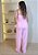 Conjunto Calça e Blusa - Rosa - Imagem 2