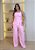 Conjunto Calça e Blusa - Rosa - Imagem 1