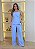 Conjunto Calça e Blusa - Azul - Imagem 1
