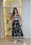 Vestido Mid Amarração - Caju Preto - Imagem 1