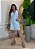 Vestido Curto Viscolinho com Amarração nas Costas - Verde - Imagem 1