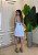 Vestido Curto Viscolinho com Amarração nas Costa - Azul - Imagem 2