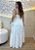 Vestido Branco em Viscose Sarjada – Decote V e Marias | Tamanho Único - Imagem 4