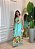 Vestido Midi Verde Água em Viscolinho – Estampado, Fluido e Tamanho Único 36 ao 42 - Imagem 1