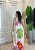 Vestido Longo Viscolinho Floral Off com Amarração Frontal – Caimento Leve, Cores Vibrantes e Conforto Absoluto - Imagem 2