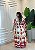 Vestido Longo Feminino em Viscolinho Floral Vermelho com Elástico nas Costas – Leve e Confortável - Imagem 2