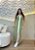 Vestido Midi Verde Menta em Malha com Elastano – Modelagem Justinha com Fenda Frontal - Imagem 1
