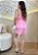 Conjunto Feminino Rosa em Linho com Elastano – Bata com Bojo e Short Soltinha - Imagem 2