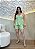 Conjunto Feminino Verde em Linho com Elastano – Bata com Bojo e Short Soltinha - Imagem 1
