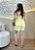Conjunto Feminino Amarelo em Linho com Elastano – Bata com Bojo e Short Soltinha - Imagem 2