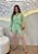 Conjunto Verde em Viscolinho com Camisa e Short – Casual Chic de Verão - Imagem 1