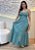 Vestido Verde Agua em Viscose Sarjada – Decote V e Marias | Tamanho Único - Imagem 4