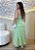 Vestido Midi Feminino Liso Verde Menta em Crepe com Bojo – Elegância e Caimento Perfeito - Imagem 2