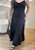 Vestido Midi Feminino Liso Preto em Crepe com Bojo – Elegância e Caimento Perfeito - Imagem 3