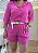 Conjunto Rosa Chiclete em Viscolinho com Camisa e Short – Casual Chic de Verão - Imagem 4