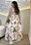 Vestido Longo Estampado Floral Off- White em Viscolinho com Bojo e Elastex – Elegância e Conforto - Imagem 2